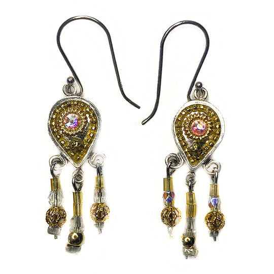 Silver & Crystal Earrings