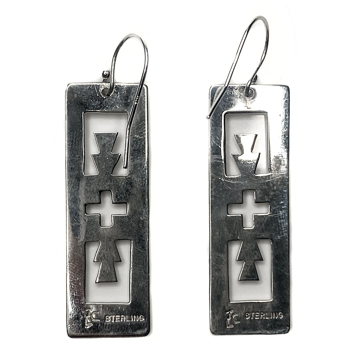 Native American Silver Earrings