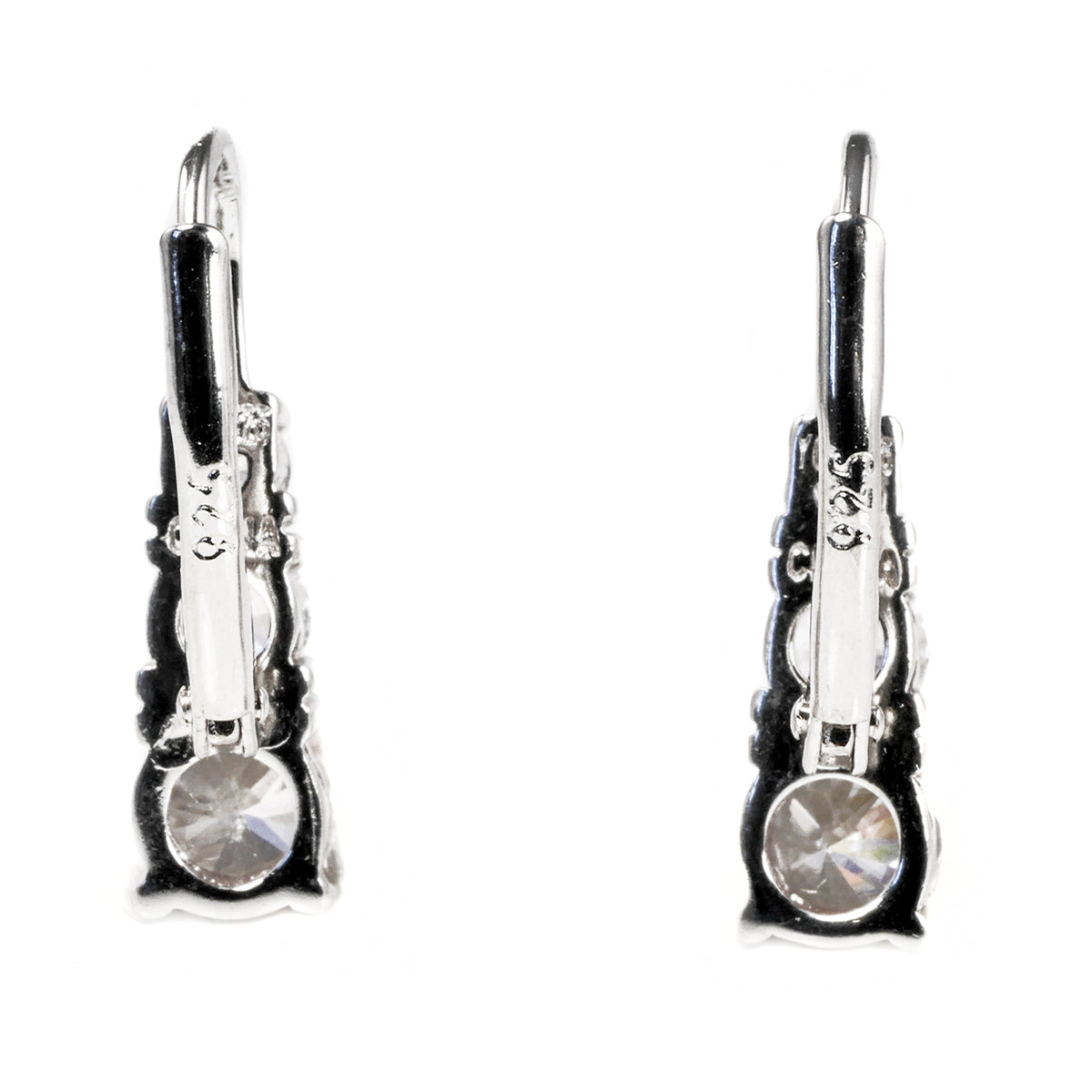 Silver &amp; Cubic Zirconia Earrings
