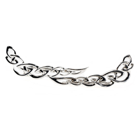 Celtic Silver Crawler Earrings
