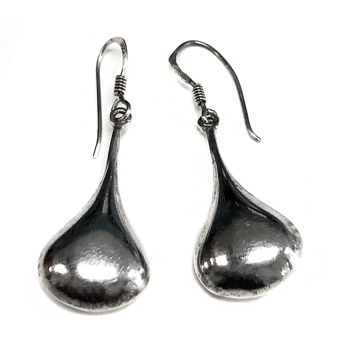 Silver Teardrop Earrings