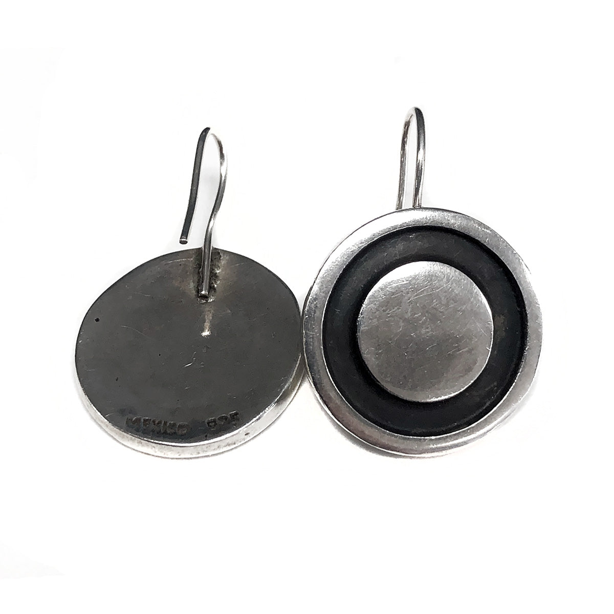 Silver Circle Earrings