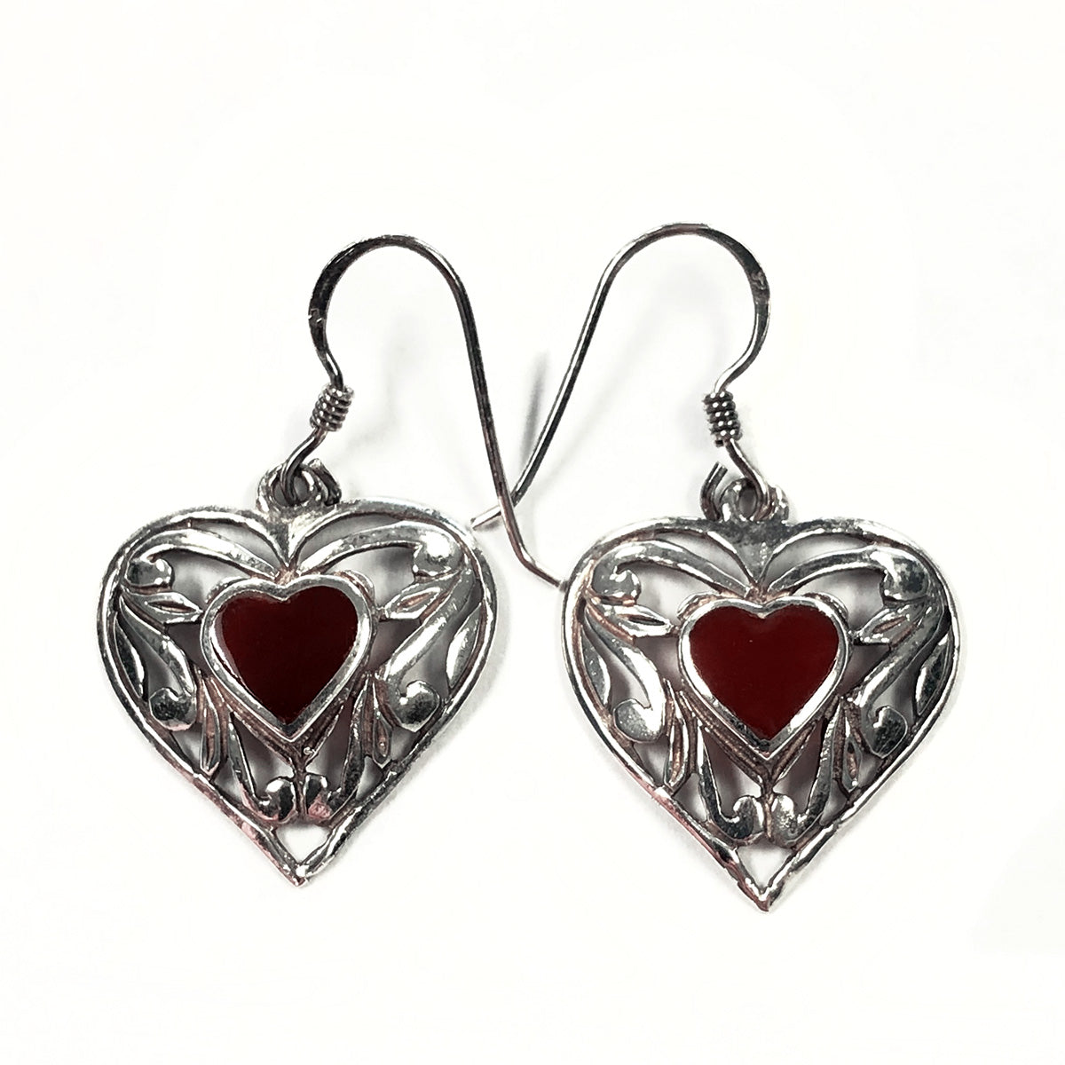 Silver Heart Earrings