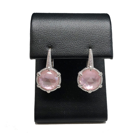 Judith Ripka Silver & Gold Earrings