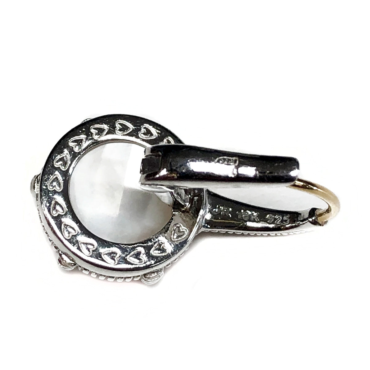 Judith Ripka Silver & Gold Earrings