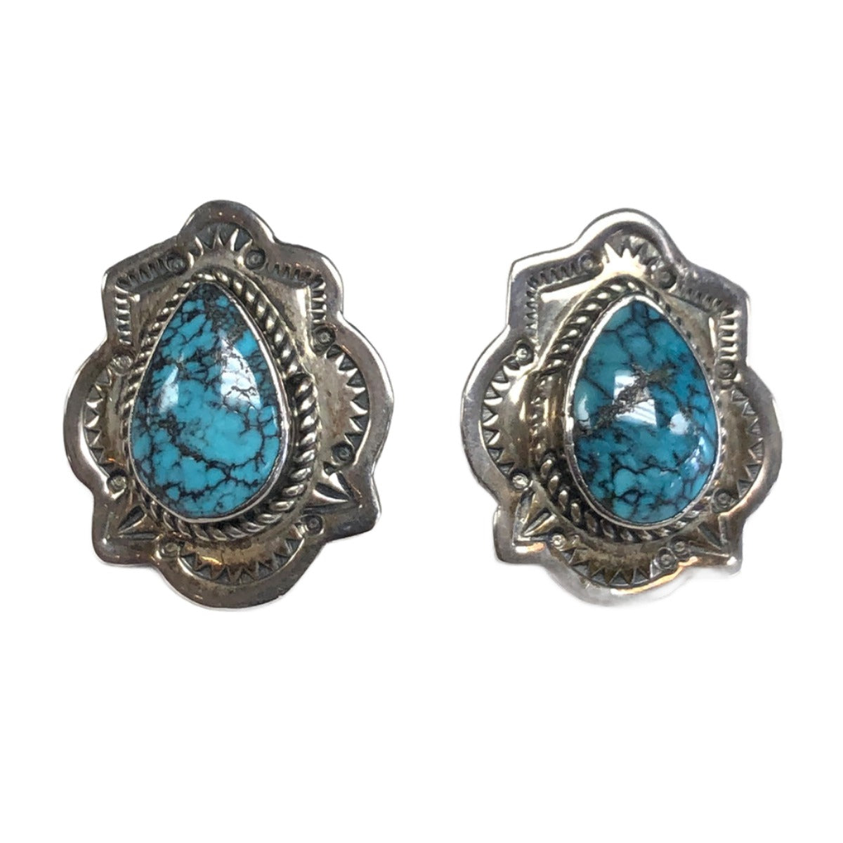 Silver &amp; Turquoise Earrings