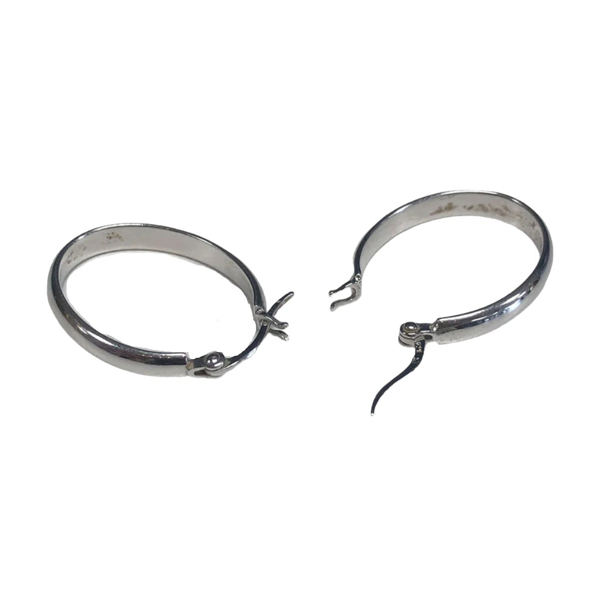 Silver Hoop Earrings