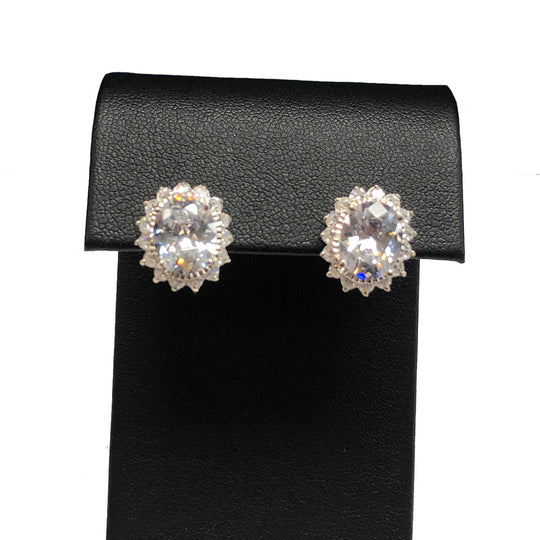 Silver & Cubic Zirconia Earrings