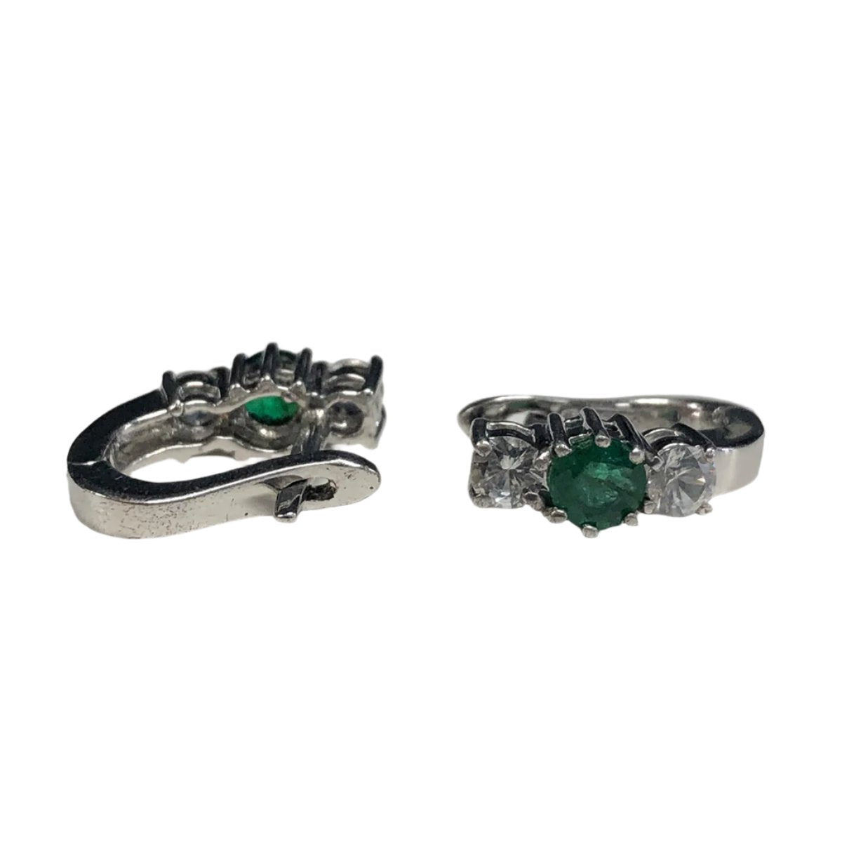 Silver & Chrysoprase Earrings
