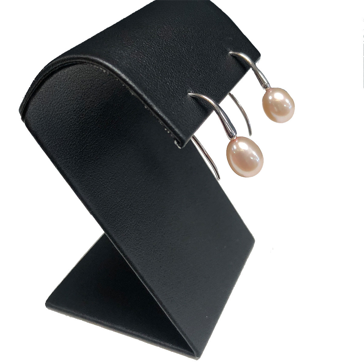 Silver & Faux Pearl Earrings