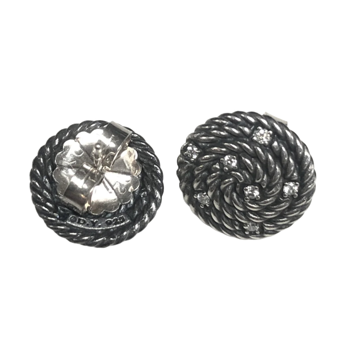 David Yurman Cable Coil Diamond Earrings
