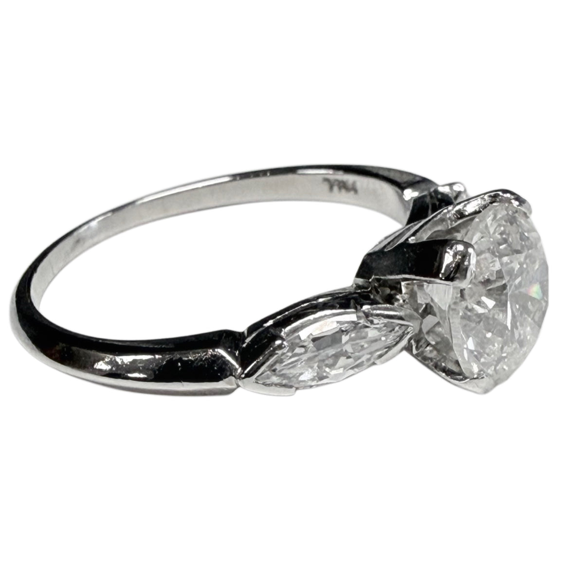 Vintage Platinum Diamond Ring