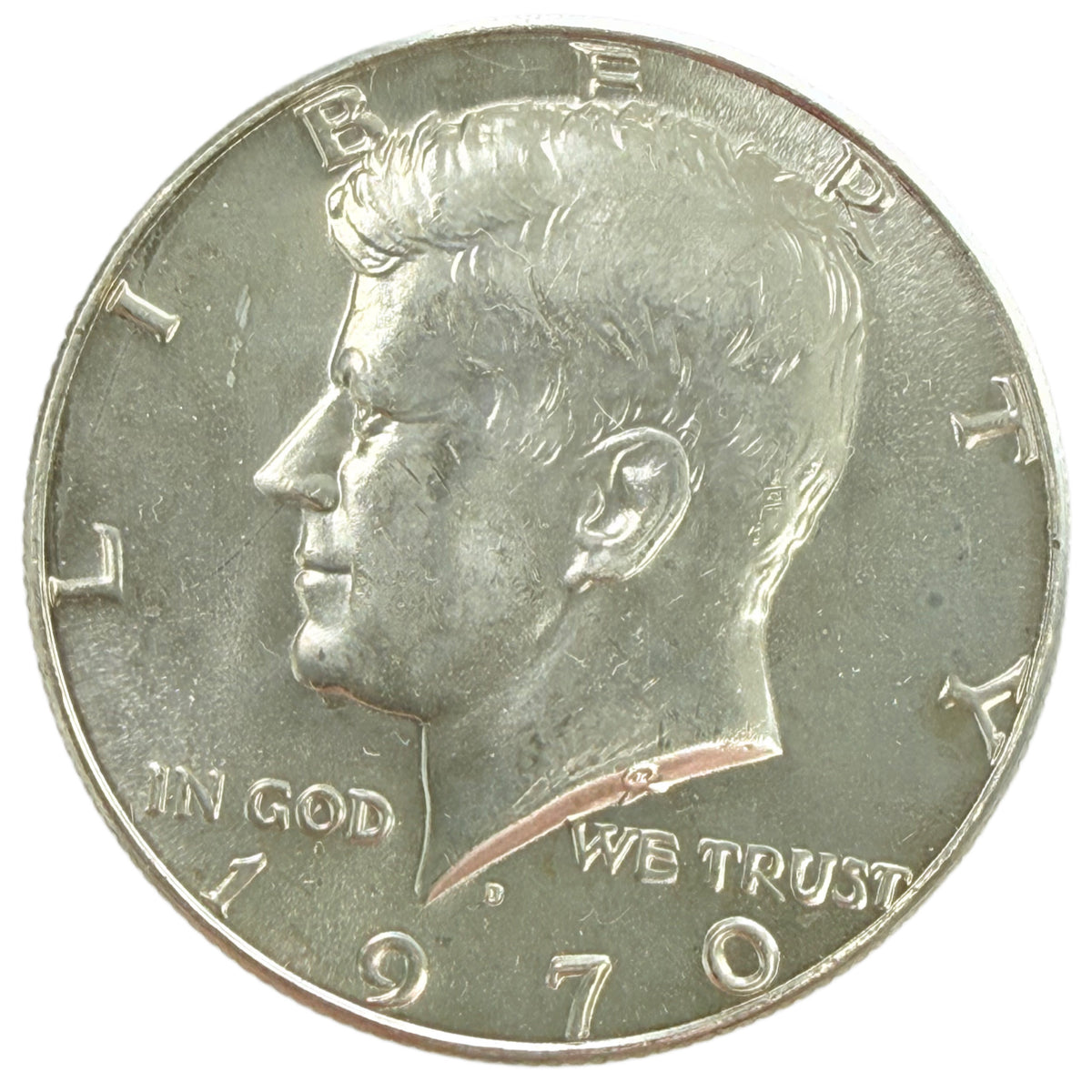 1970-D Kennedy Half Dollar (AU)