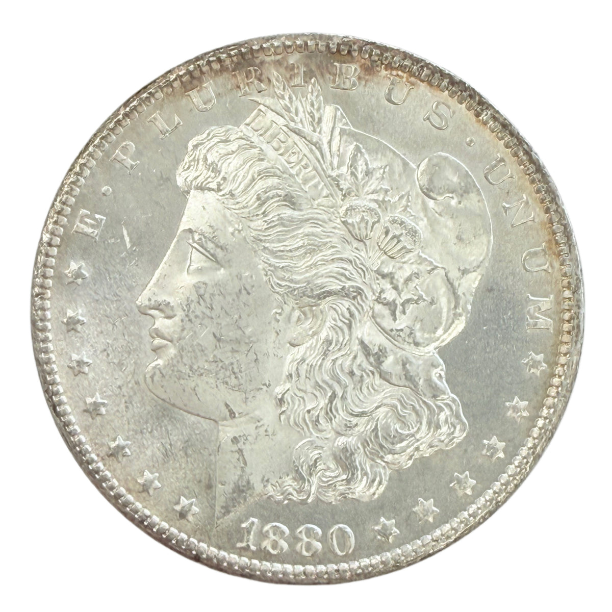 1880-CC Morgan Silver Dollar (BU)