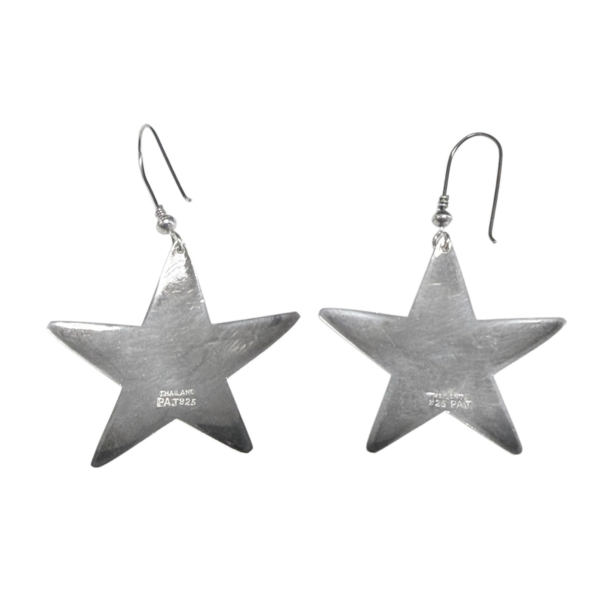 Silver Star Earrings