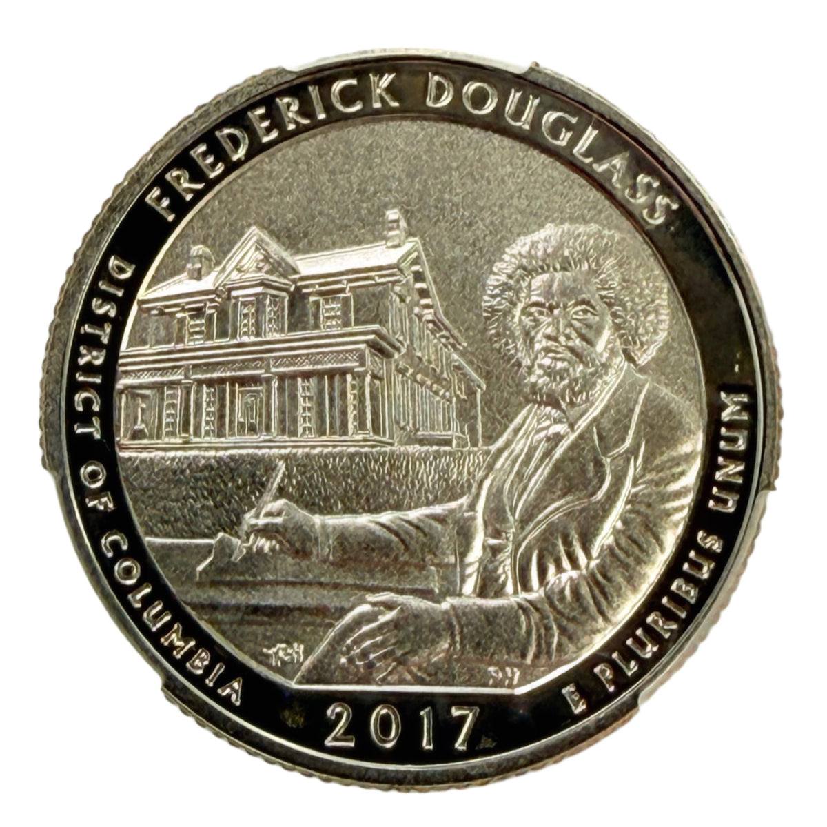2017-S America the Beautiful Quarter Frederick Douglas CAC MS70
