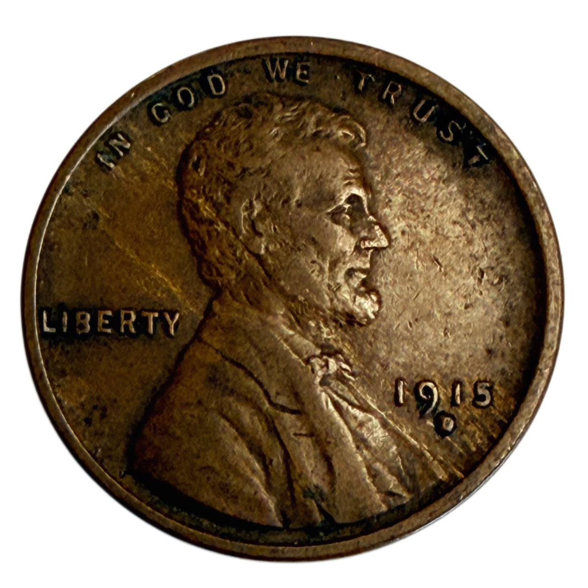 1915-D Lincoln Cent (VF)
