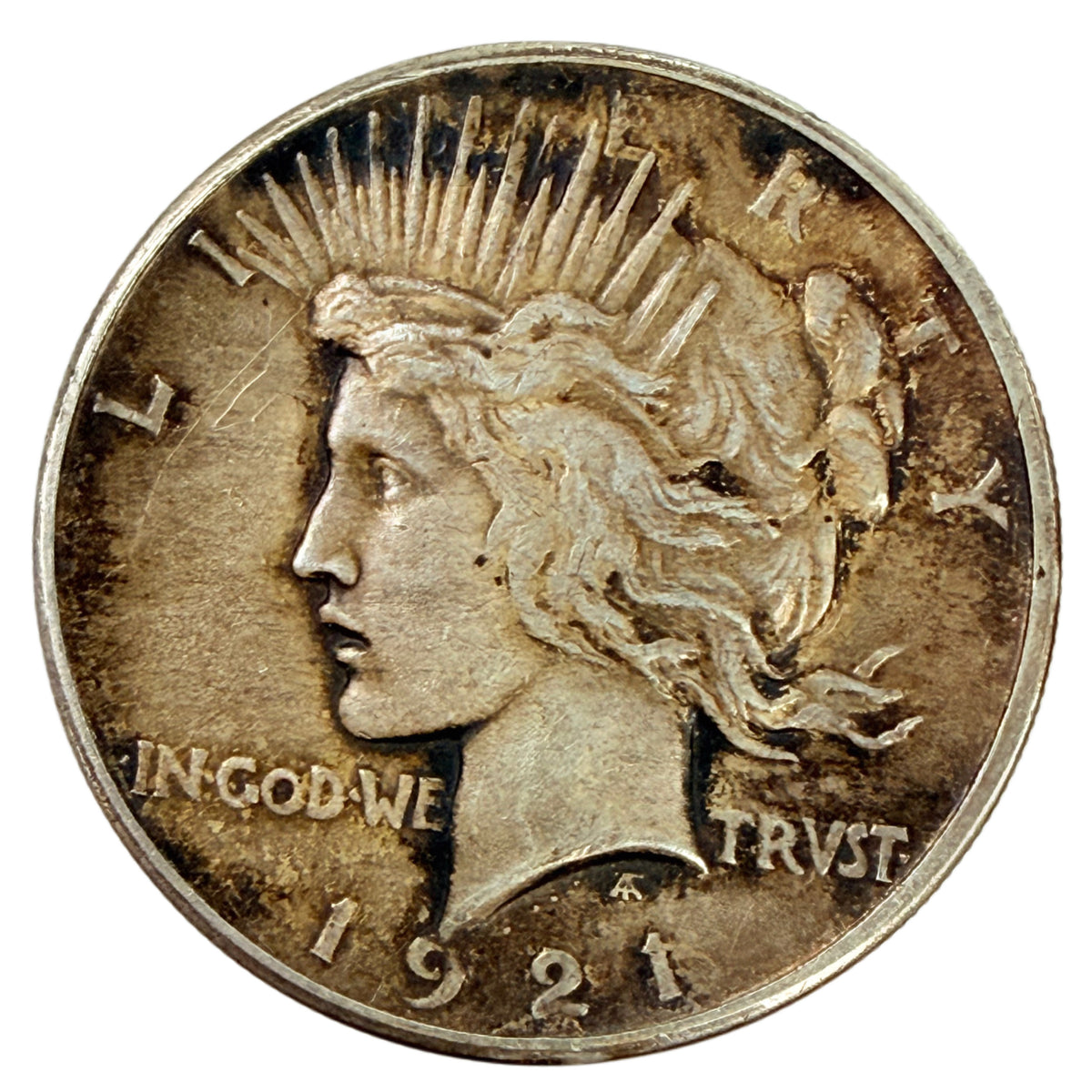 1921 Peace Silver Dollar (XF Details)