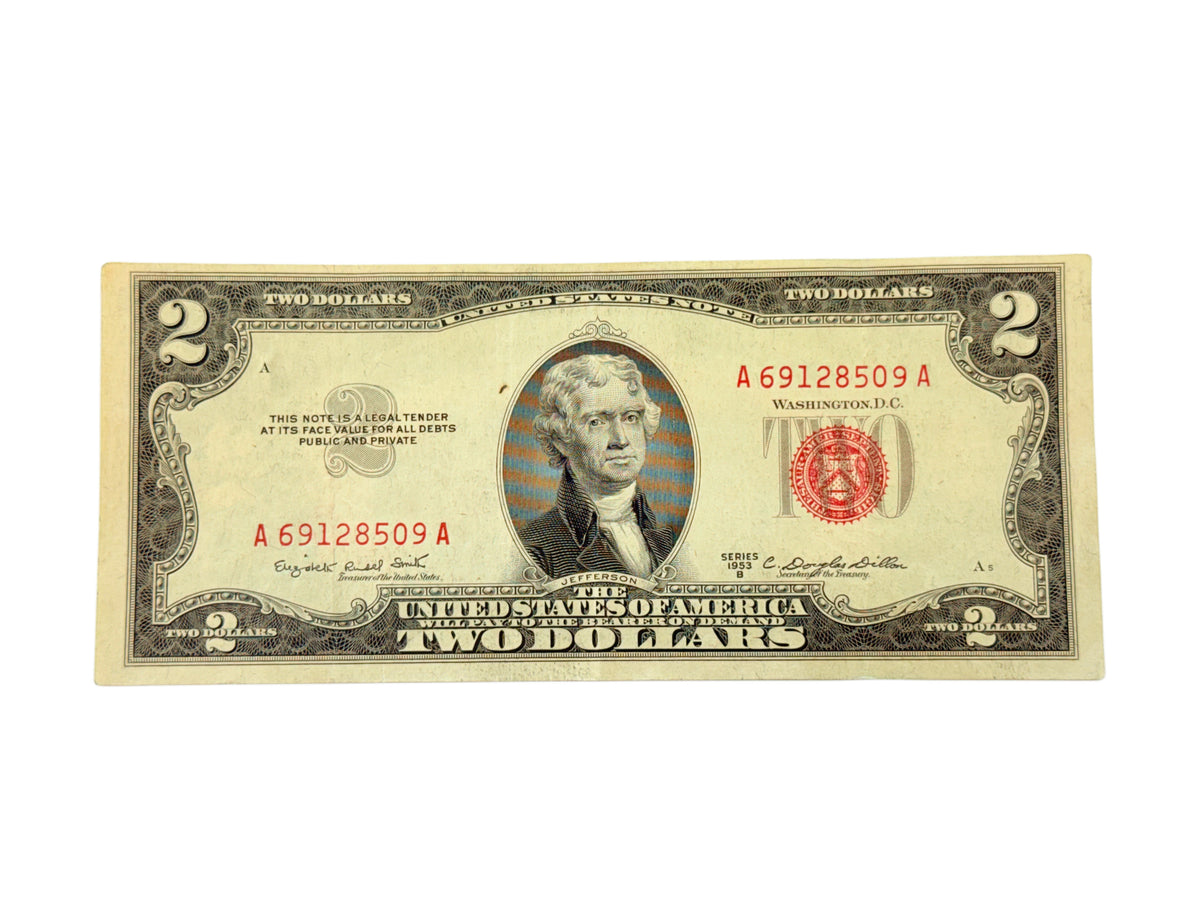 1953-B $2 Legal Tender (VF)