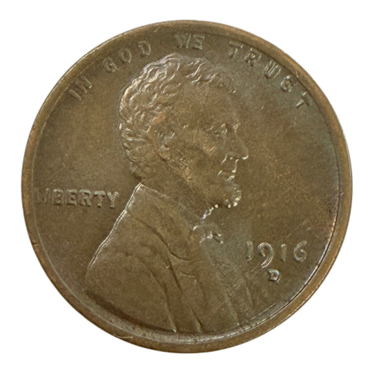 1916-D Lincoln Cent (AU)