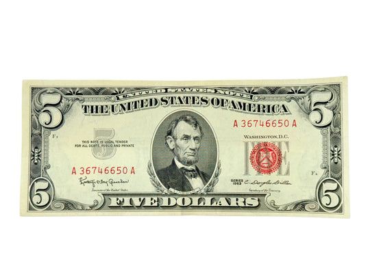 1963 $5 Legal Tender Note (Very Fine)