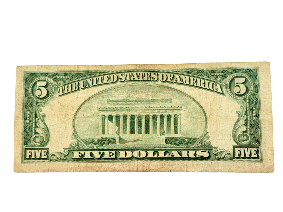 1953-B $5 Legal Tender Note (F)