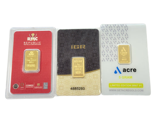 5 g Gold Bar (Secondary Market) (Random)