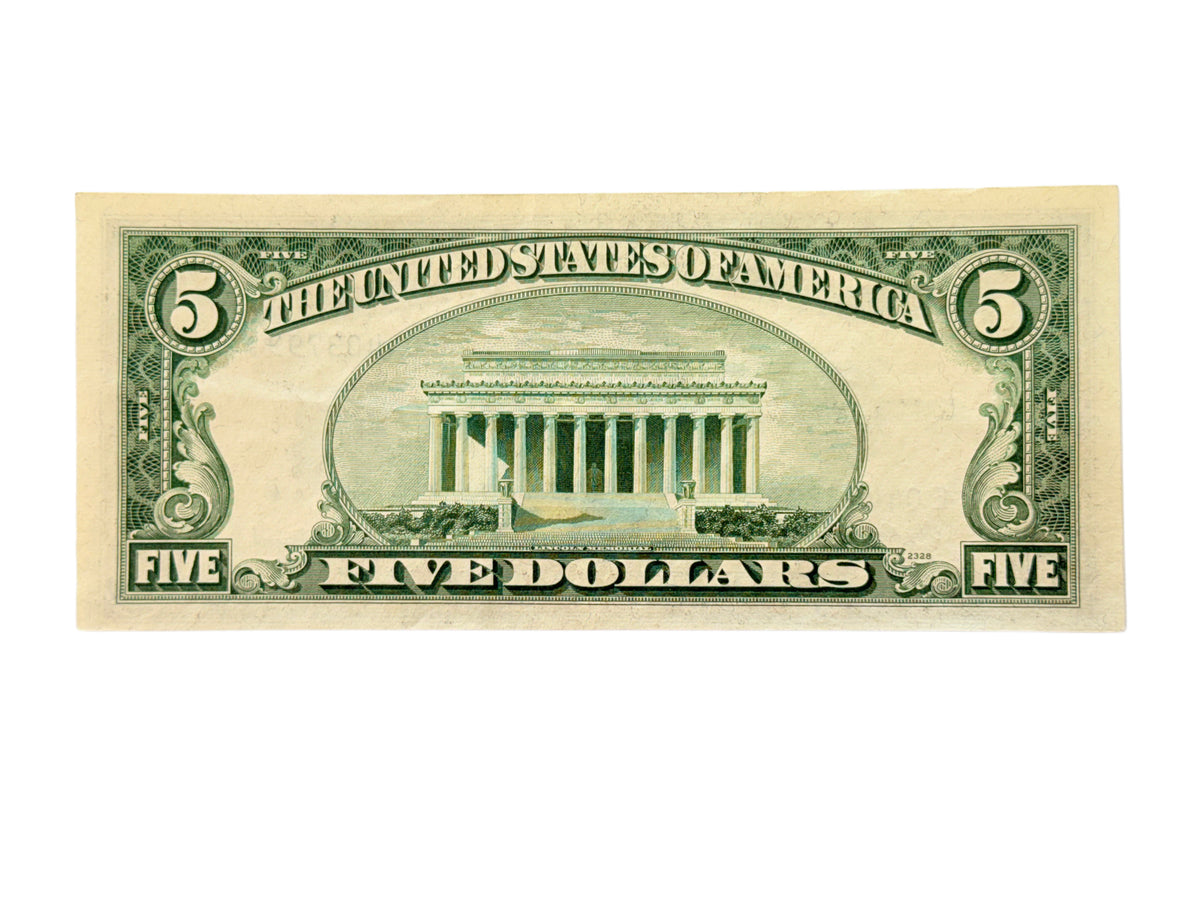 1953-A $5 Silver Certificate (VF)