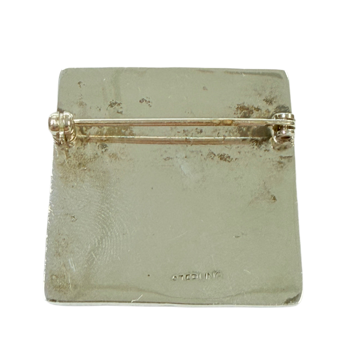 Floral Silver & Enamel Pin