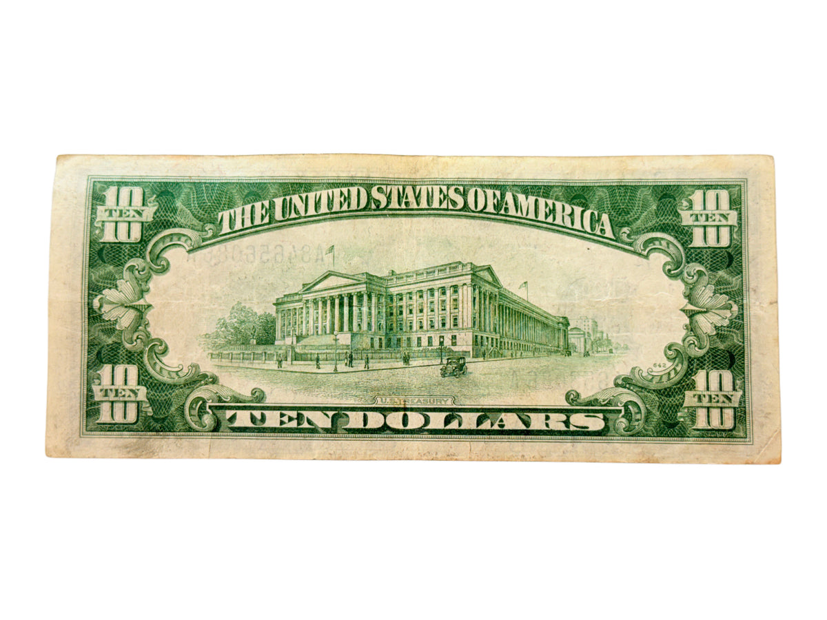1934-A $10 Silver Certificate (VF)