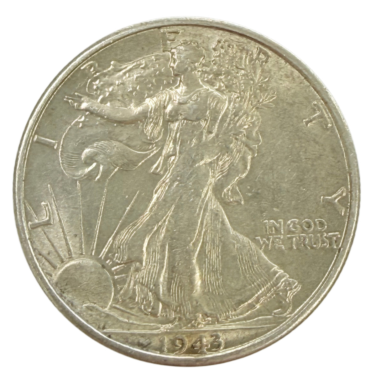 1943-S Walking Liberty Half Dollar (AU Details)