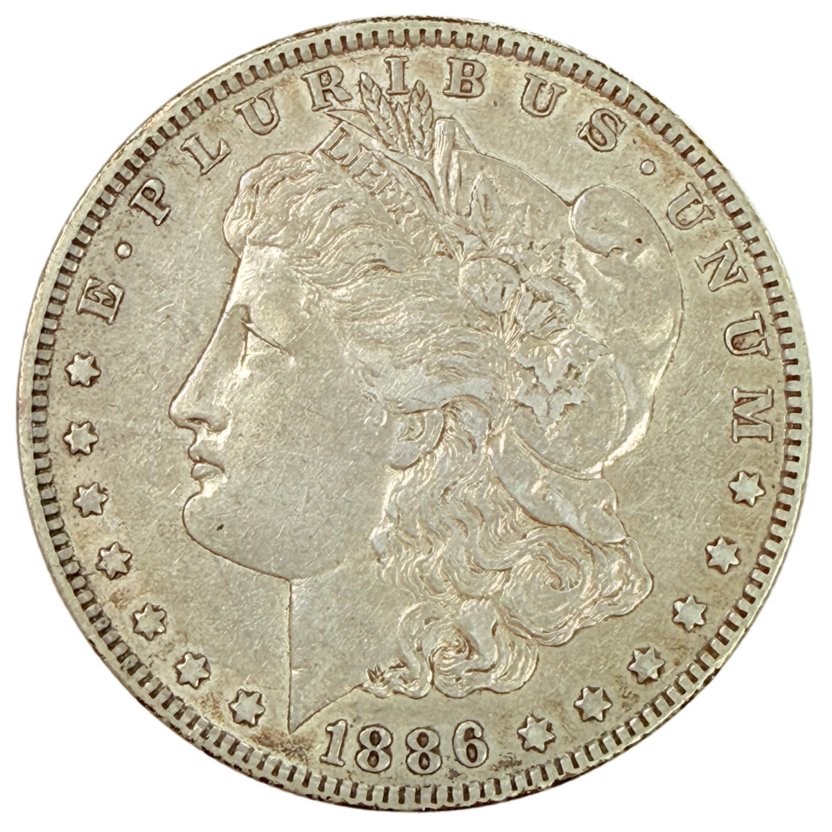 1886-O Morgan Silver Dollar (XF Details)