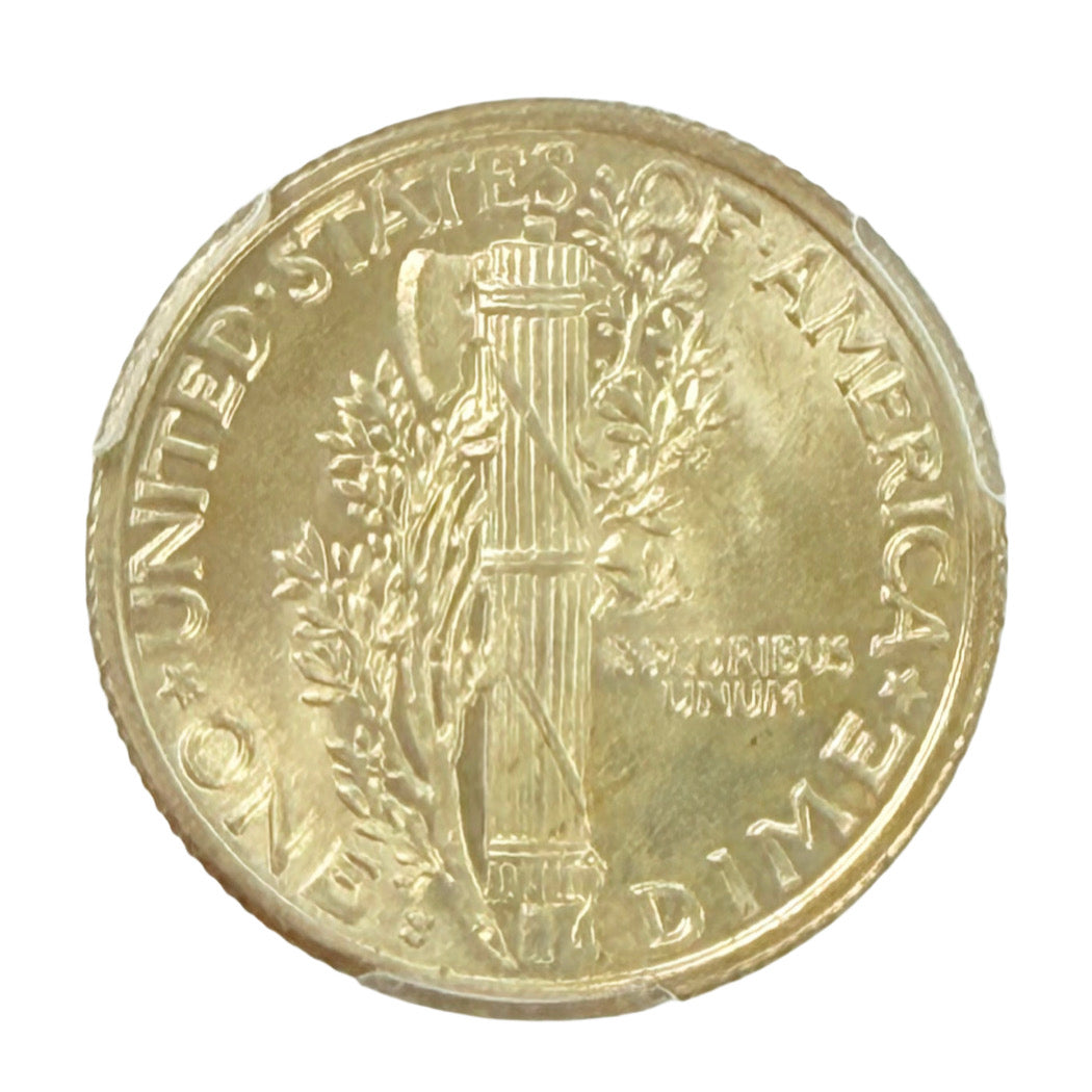 1938-S Mercury Head Dime PCGS MS64 FB