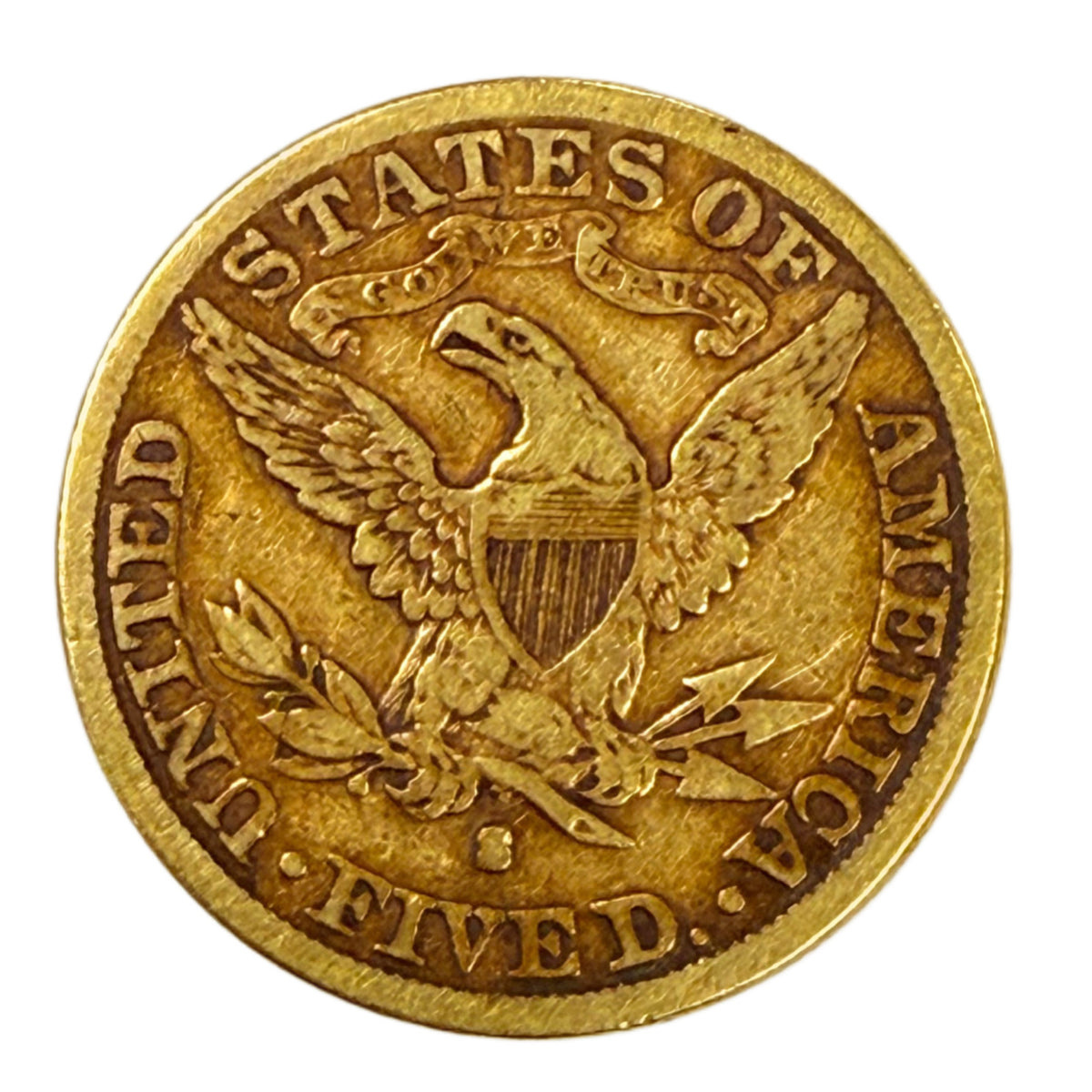 1888-S $5 Liberty Gold Half Eagle (Low Premium)