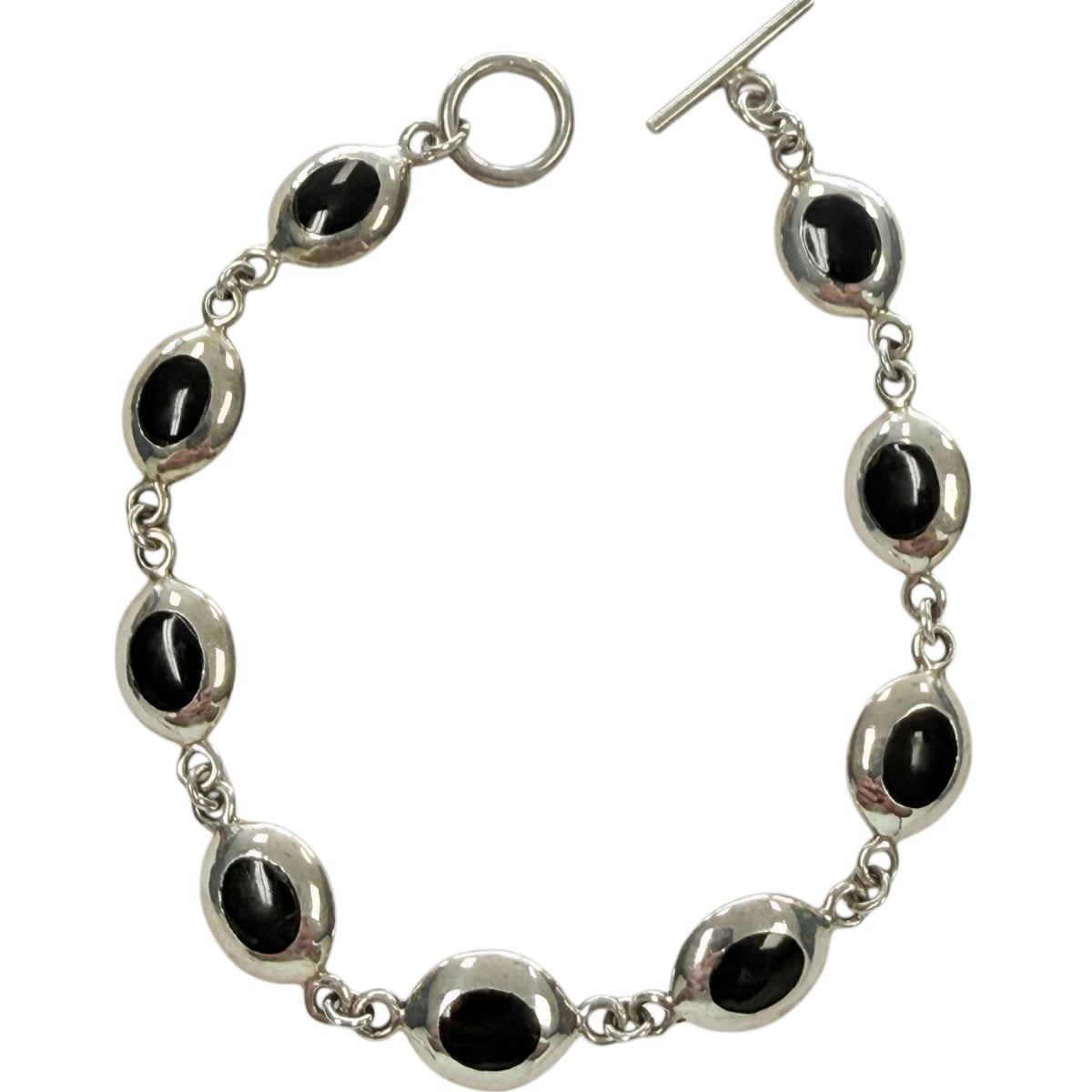 Silver & Onyx Bracelet