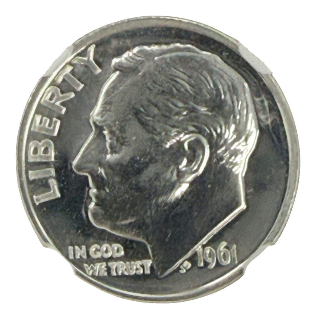 1961 Roosevelt Dime NGC PF67