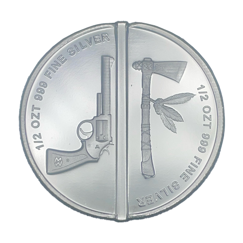 1 oz Silver Western Warrior Divisible Round