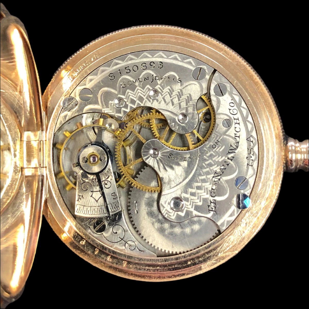 Elgin Model 2 Grade 206 Hunting Case Pocket Watch