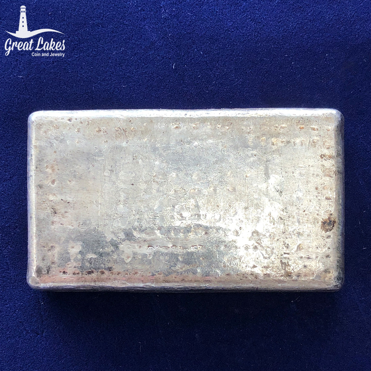 Engelhard 10 oz Cast Silver Bar (Waffle Back)