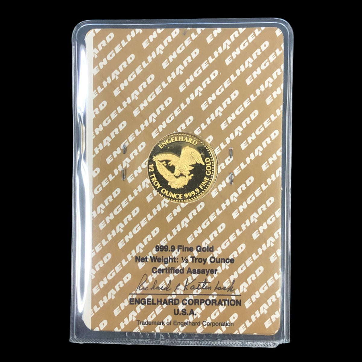 Engelhard 1/2 oz Gold Prospector (In Assay)