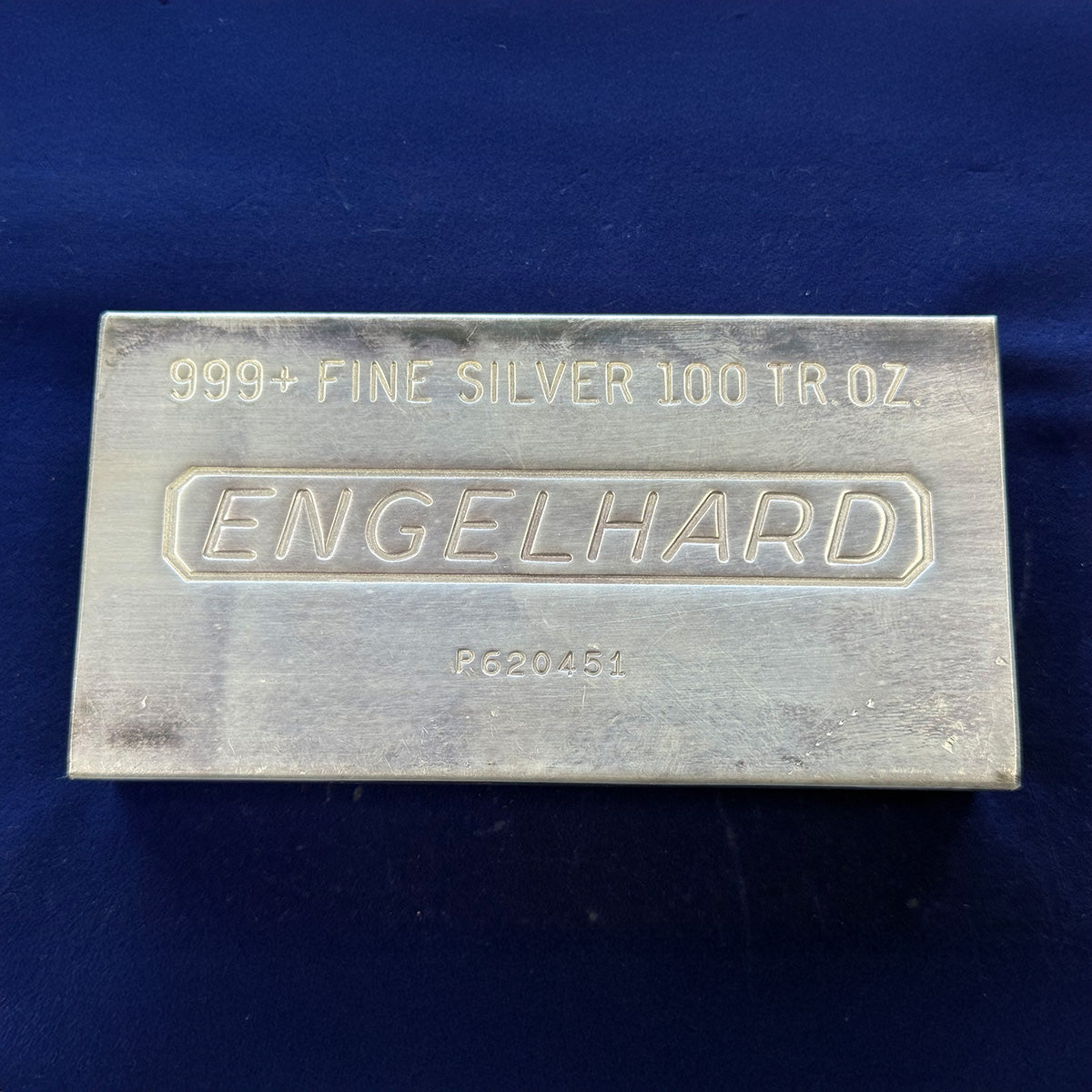 Engelhard 100 oz Silver Bar