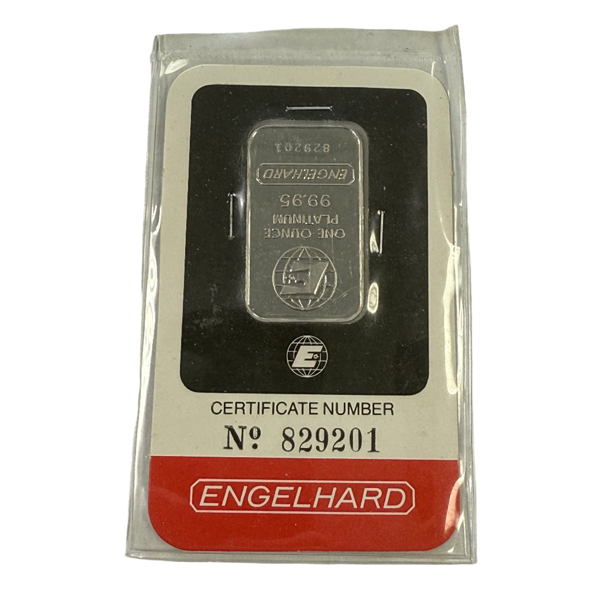 Engelhard 1 oz Platinum Bar (In Assay) (Secondary)