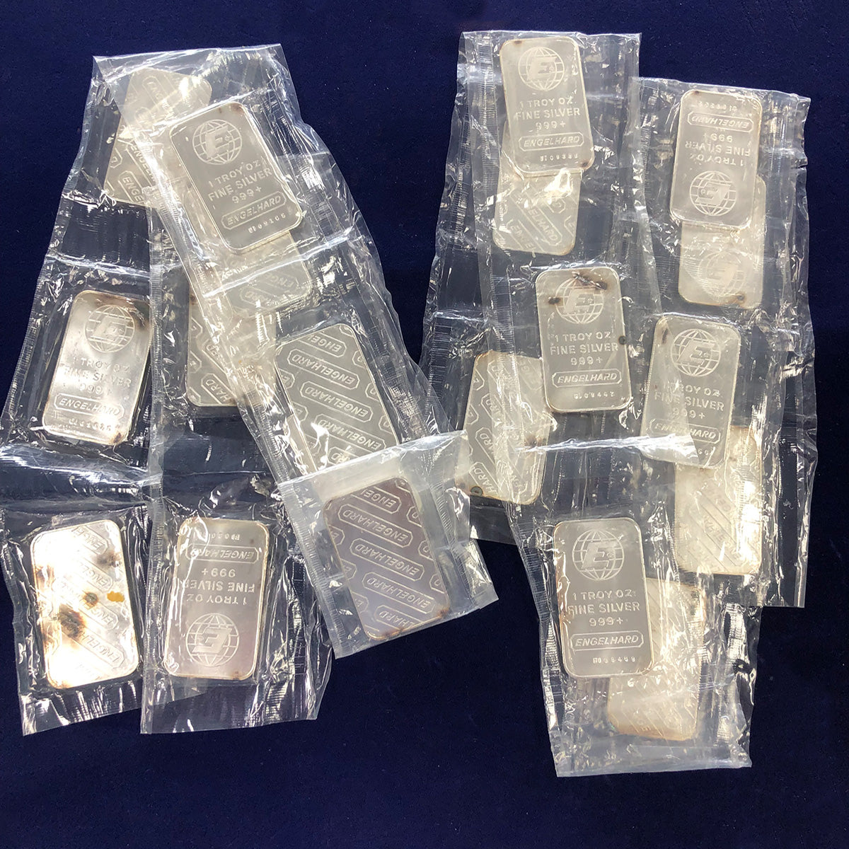 Engelhard 1 oz Silver Bars (10 Piece Strips)
