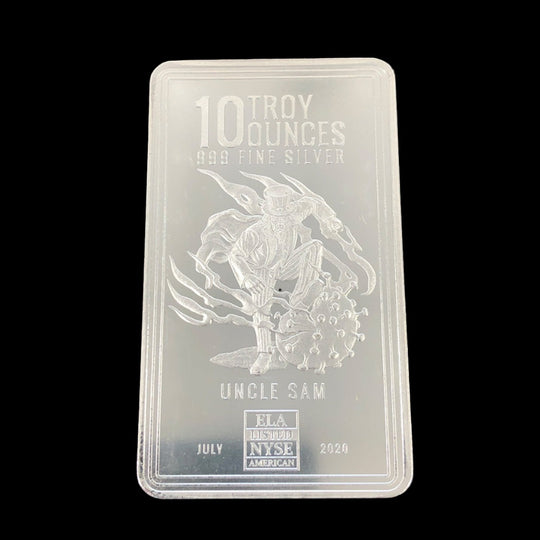 Envela Corp Covid 10 oz Silver Bar (Secondary)