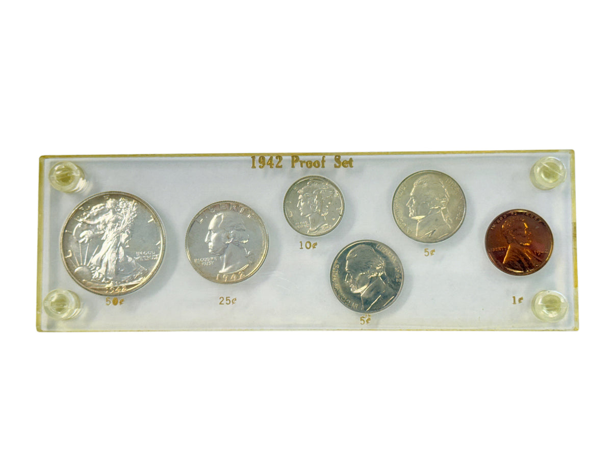 1942 6 Piece United States Proof Set