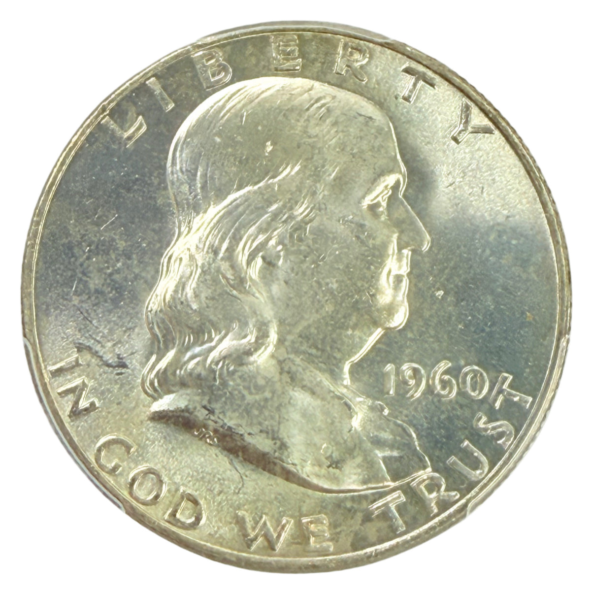 1960-D Franklin Half Dollar PCGS MS64FBL