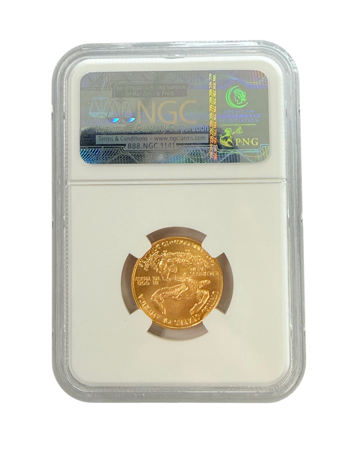 1986 1/4 oz American Gold Eagle NGC MS69