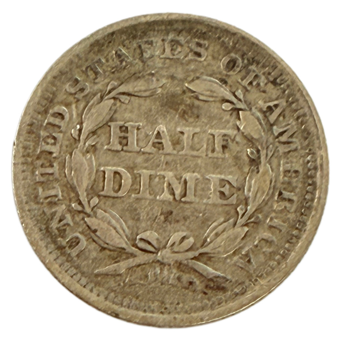 1853 Arrows Seated Liberty Half Dime (F)
