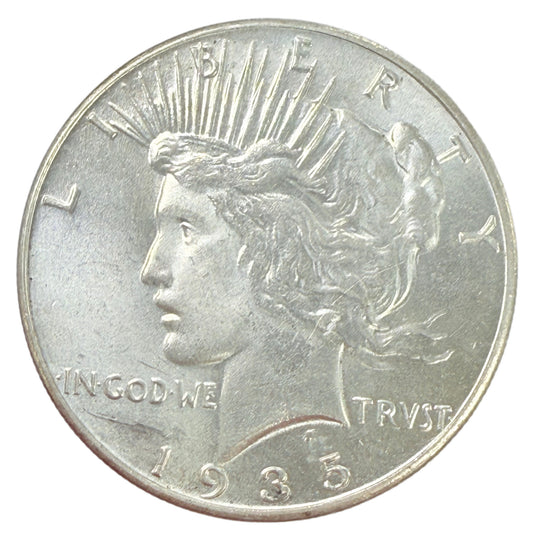 1935 Peace Silver Dollar (BU)