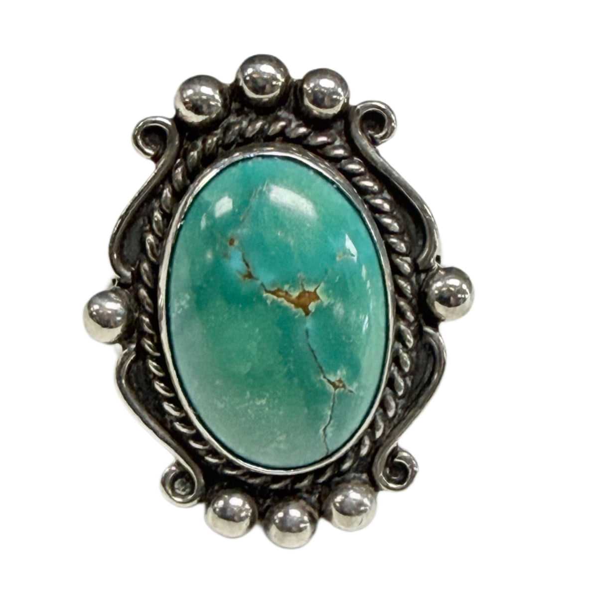Native American Silver & Turquoise Ring